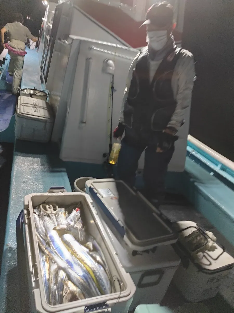 タチウオの釣果とお客様